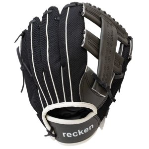 Recken Rook 11″ RHT Youth Baseball Glove (Black/Grey)